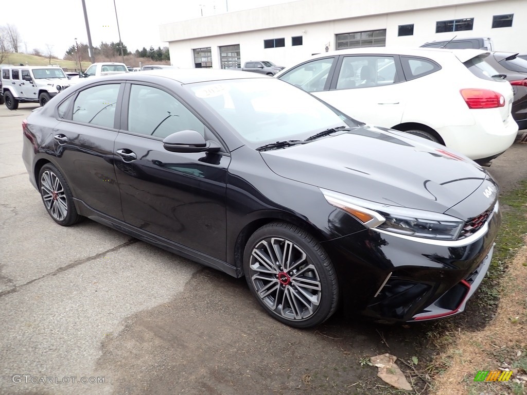 Aurora Black 2022 Kia Forte GT Exterior Photo #145591509