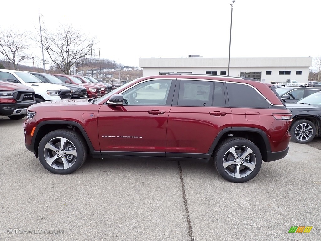 Velvet Red Pearl 2023 Jeep Grand Cherokee 4XE Exterior Photo #145591539