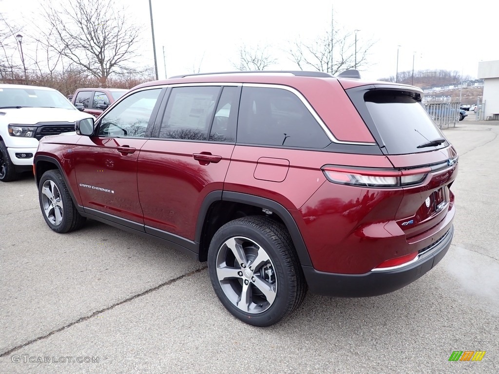 Velvet Red Pearl 2023 Jeep Grand Cherokee 4XE Exterior Photo #145591563