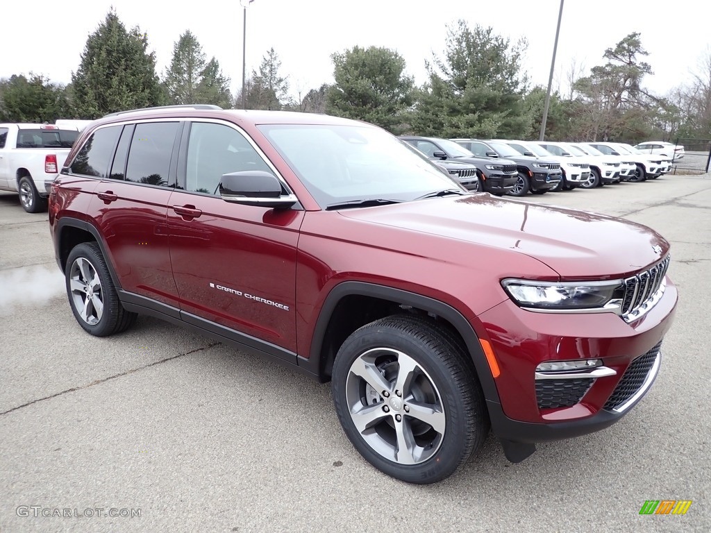 Velvet Red Pearl 2023 Jeep Grand Cherokee 4XE Exterior Photo #145591686