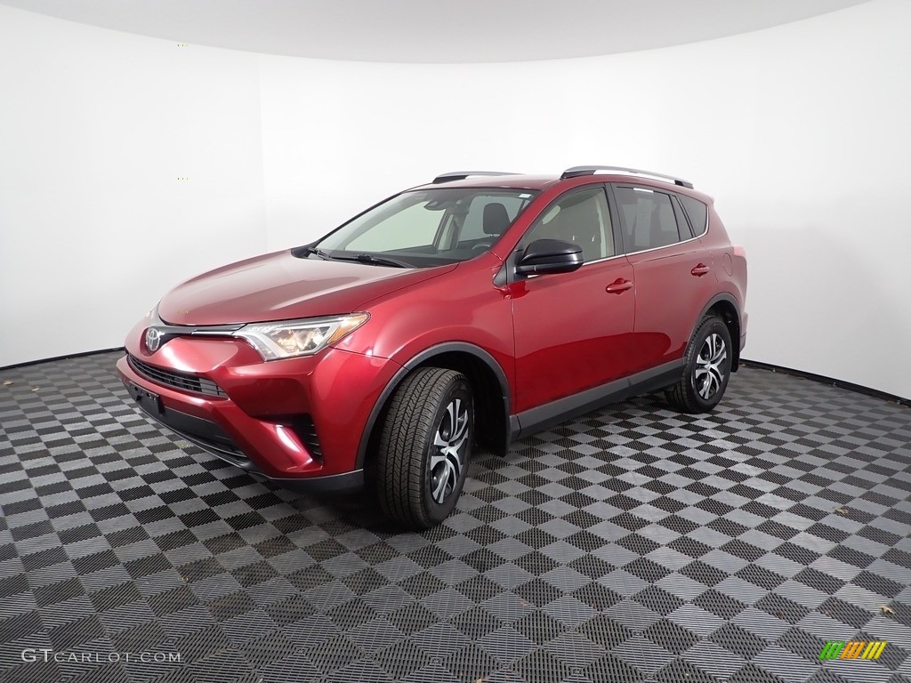 2018 RAV4 LE - Ruby Flare Pearl / Black photo #5