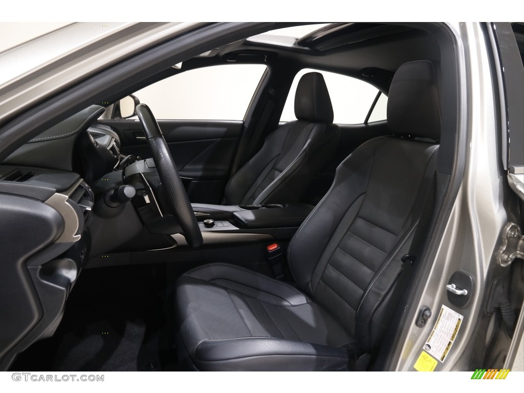 Black Interior 2019 Lexus IS 350 F Sport AWD Photo #145591968