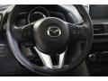 Black 2015 Mazda MAZDA3 i Grand Touring 5 Door Steering Wheel