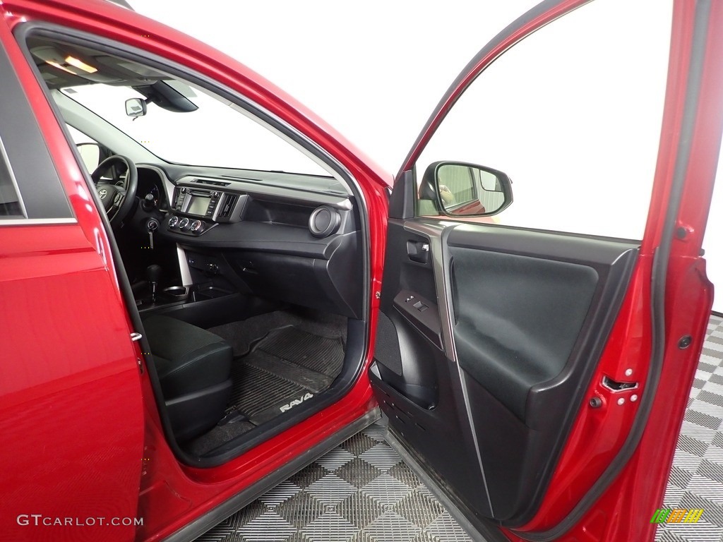 2018 RAV4 LE - Ruby Flare Pearl / Black photo #24
