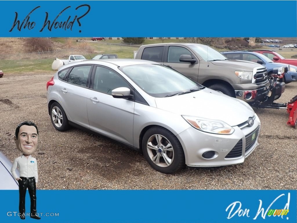 2014 Focus SE Hatchback - Ingot Silver / Charcoal Black photo #1
