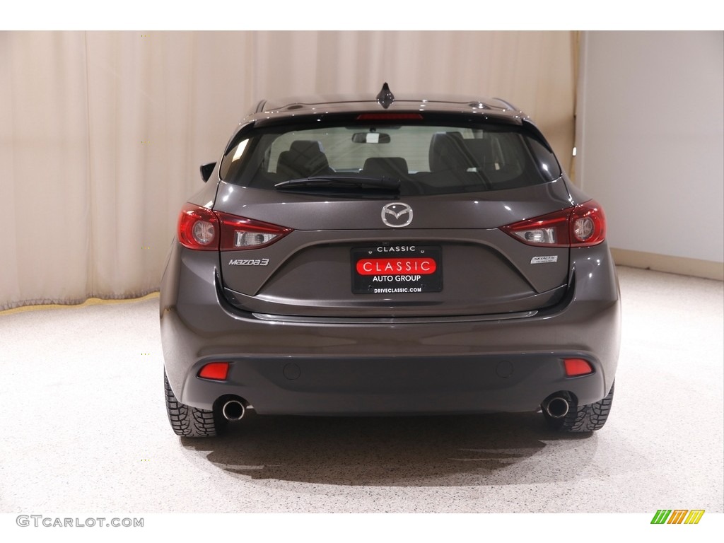 2015 MAZDA3 i Grand Touring 5 Door - Titanium Flash Mica / Black photo #20