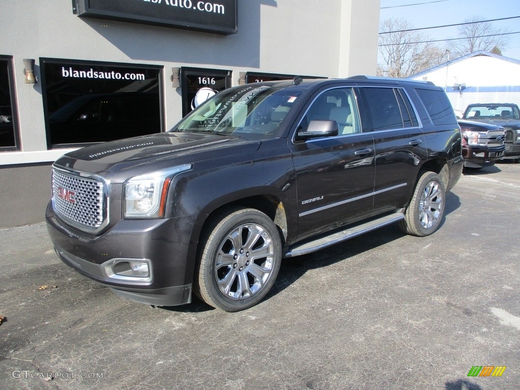 2015 Yukon Denali 4WD - Iridium Metallic / Denali Cocoa/Shale photo #2