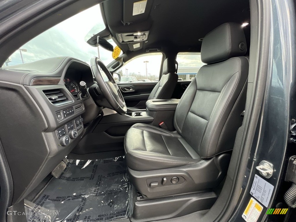 Jet Black Interior 2021 Chevrolet Tahoe Z71 4WD Photo #145592967