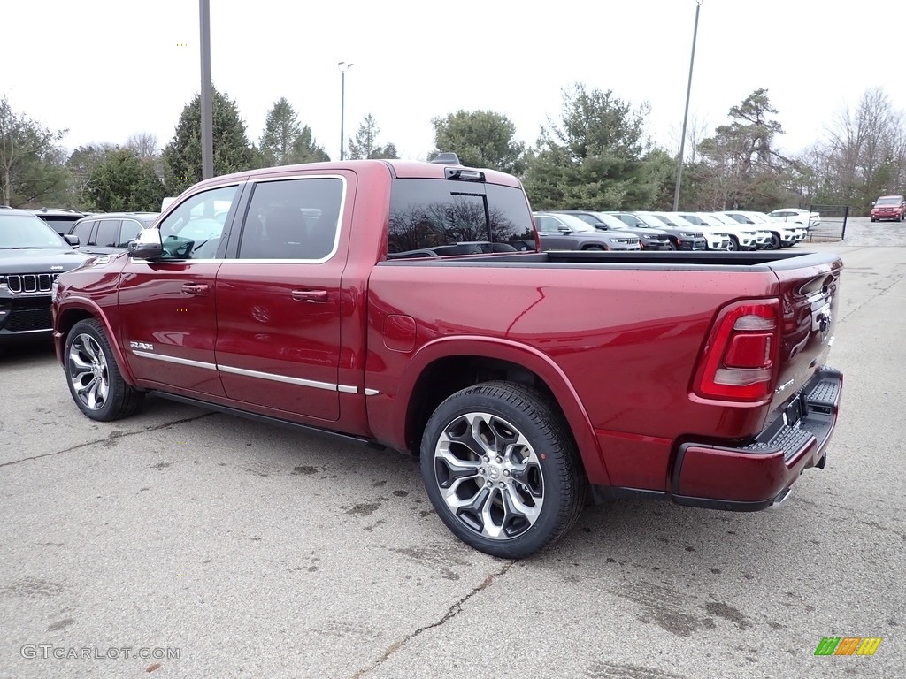 Delmonico Red Pearl 2023 Ram 1500 Limited Crew Cab 4x4 Exterior Photo #145593066