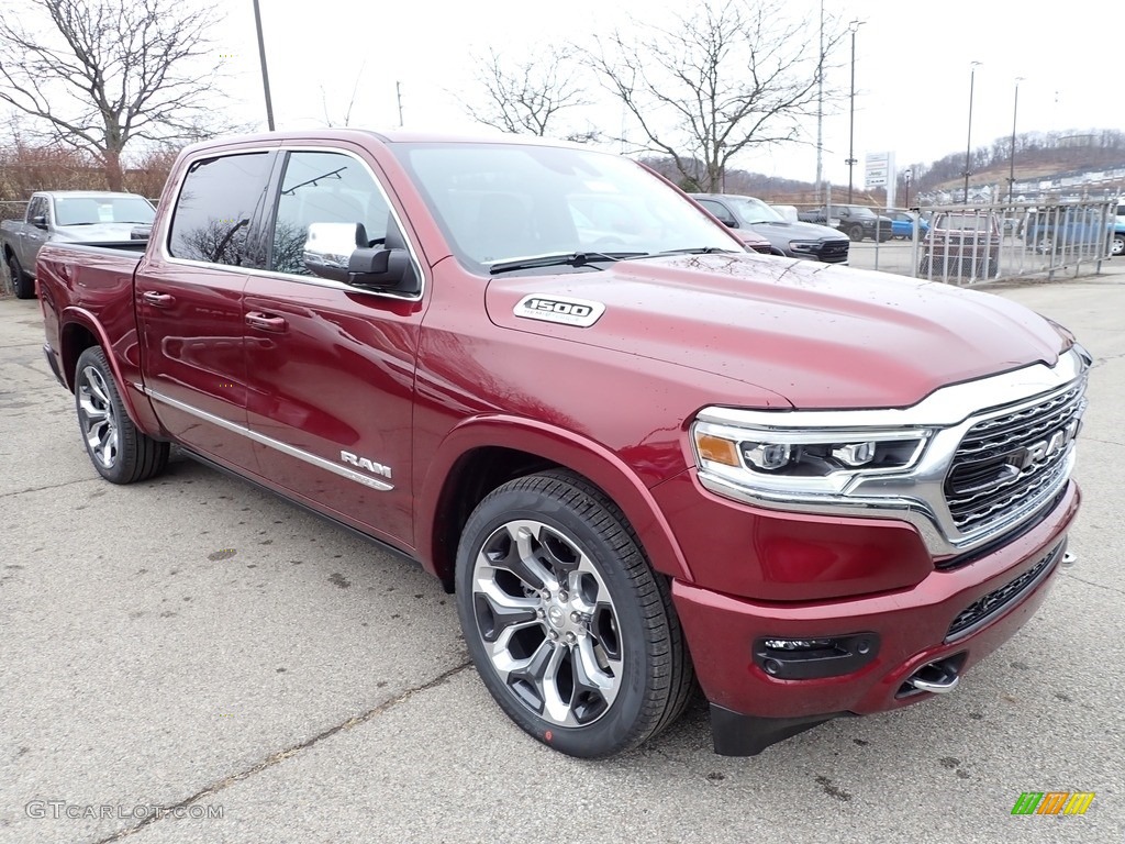 Delmonico Red Pearl 2023 Ram 1500 Limited Crew Cab 4x4 Exterior Photo #145593174