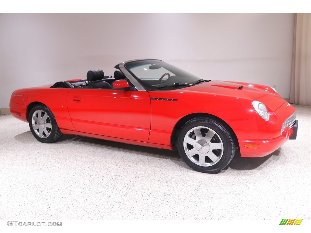 2002 Thunderbird Deluxe Roadster - Torch Red / Torch Red photo #1