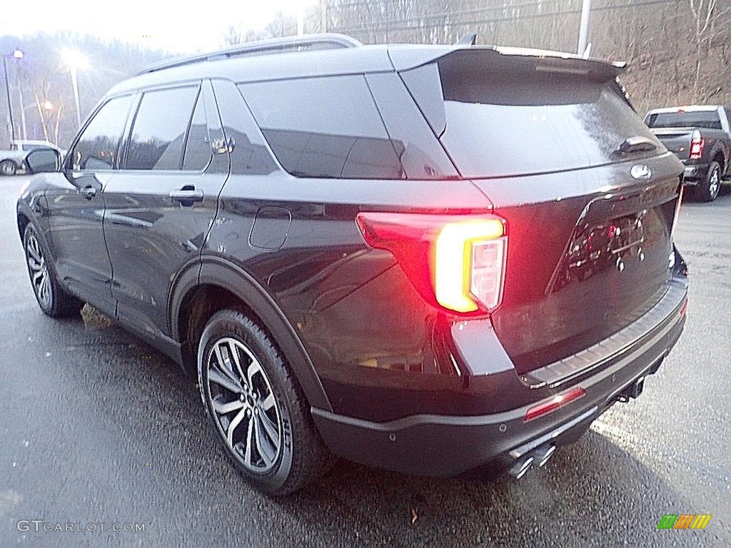 2020 Explorer ST 4WD - Agate Black Metallic / Ebony photo #5