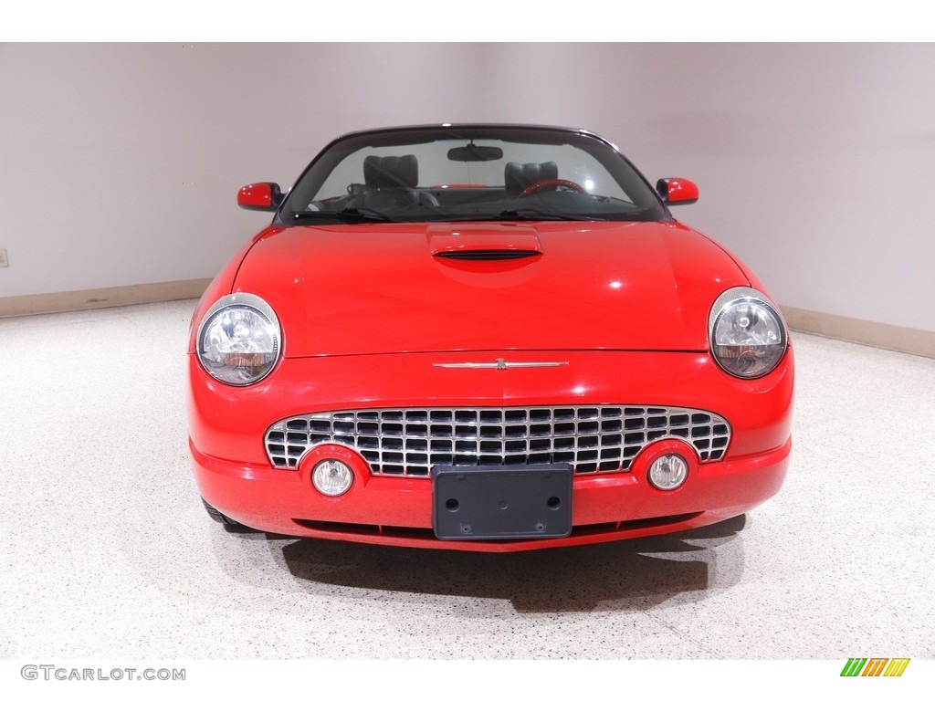2002 Thunderbird Deluxe Roadster - Torch Red / Torch Red photo #3