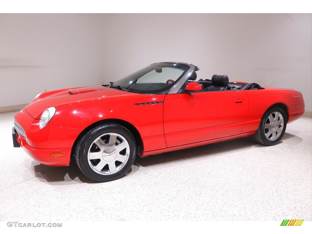 2002 Thunderbird Deluxe Roadster - Torch Red / Torch Red photo #4