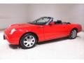 2002 Torch Red Ford Thunderbird Deluxe Roadster  photo #4