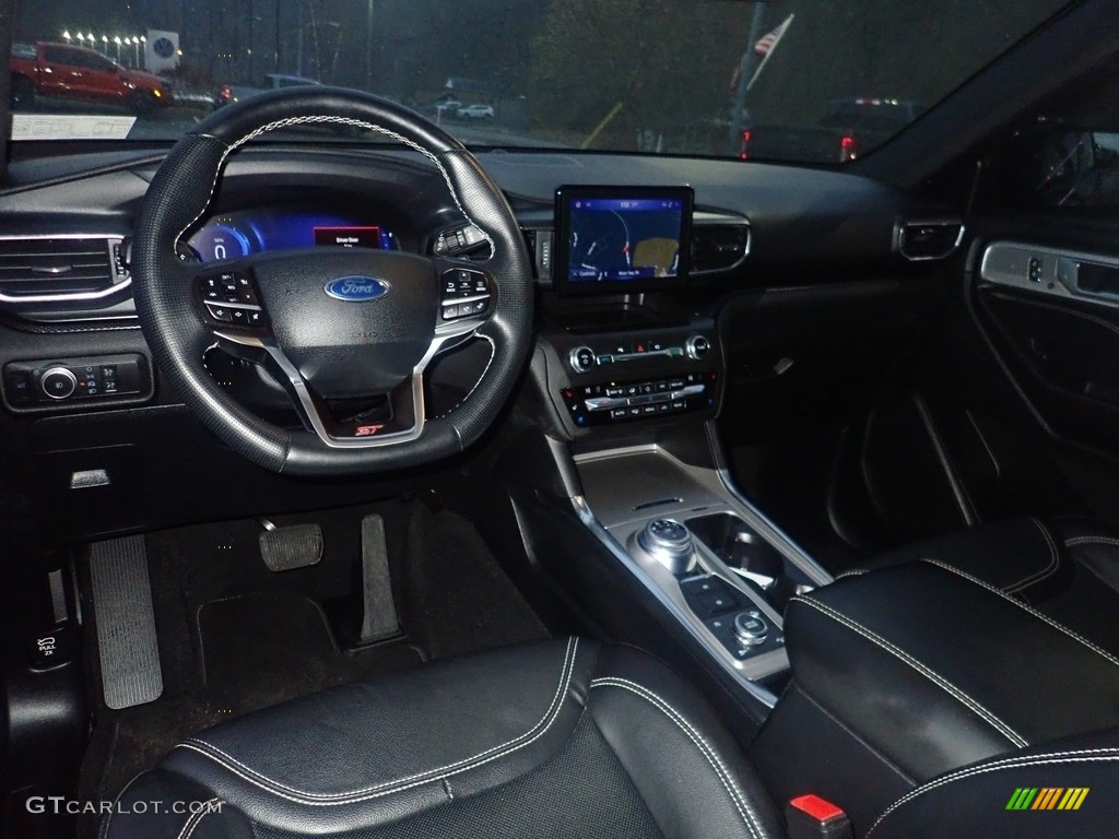 2020 Explorer ST 4WD - Agate Black Metallic / Ebony photo #21