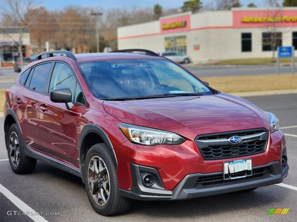 2019 Crosstrek 2.0i - Venetian Red Pearl / Black photo #3