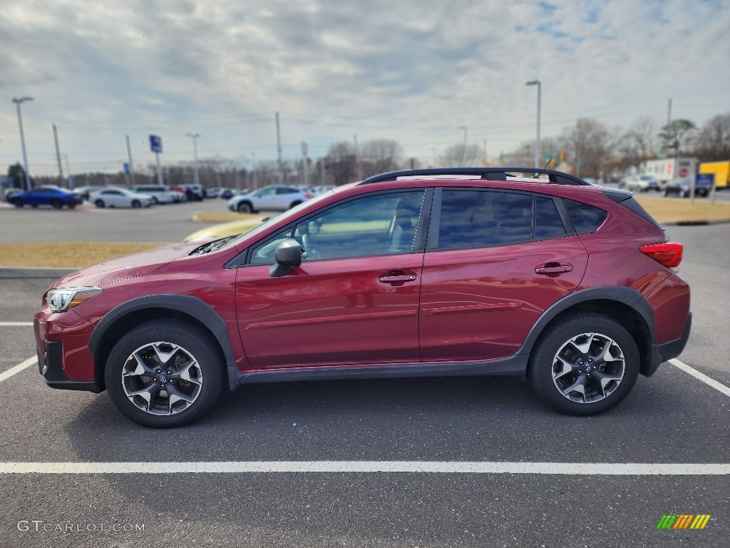 2019 Crosstrek 2.0i - Venetian Red Pearl / Black photo #8