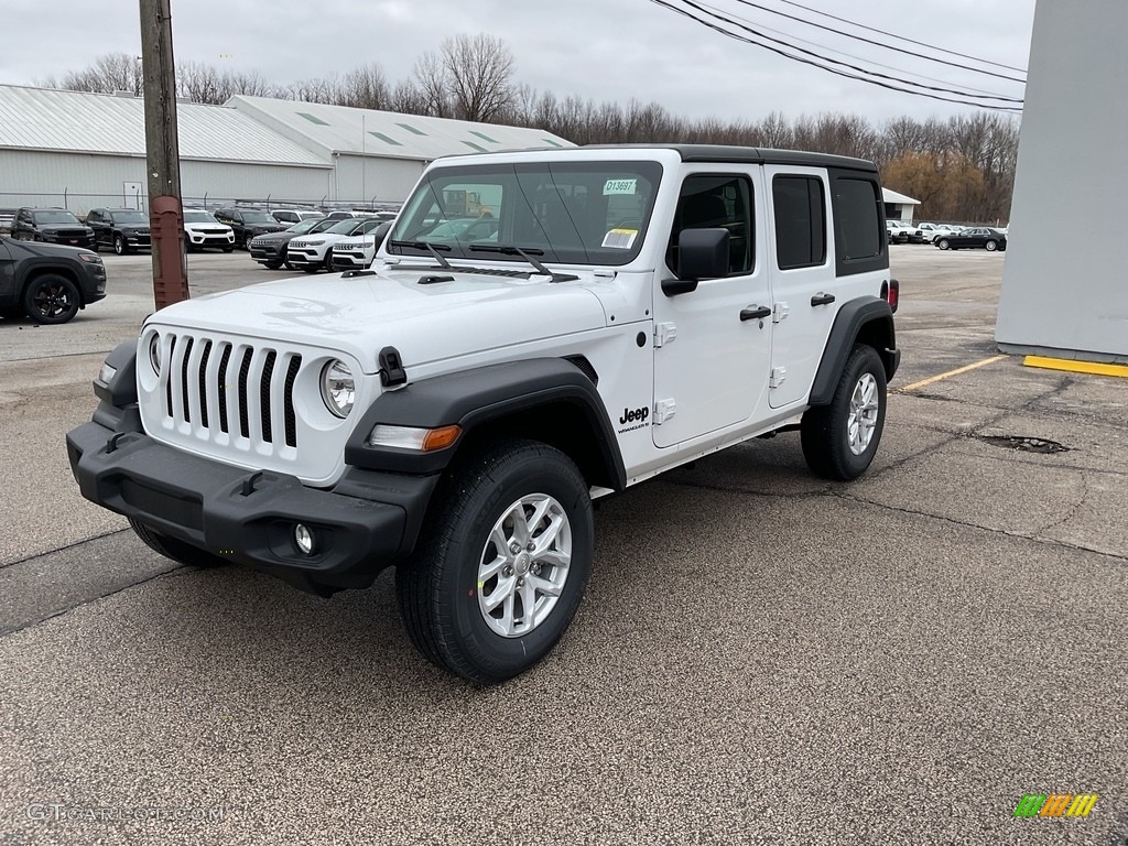 2023 Wrangler Unlimited Sport 4x4 - Bright White / Black photo #3