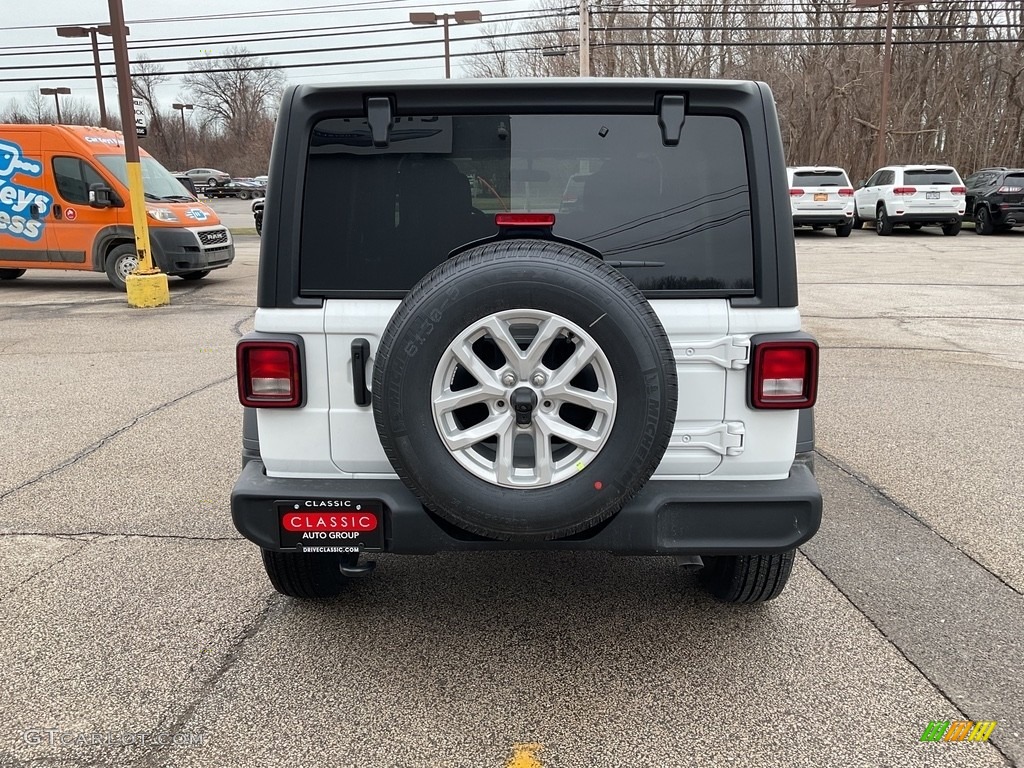 2023 Wrangler Unlimited Sport 4x4 - Bright White / Black photo #6