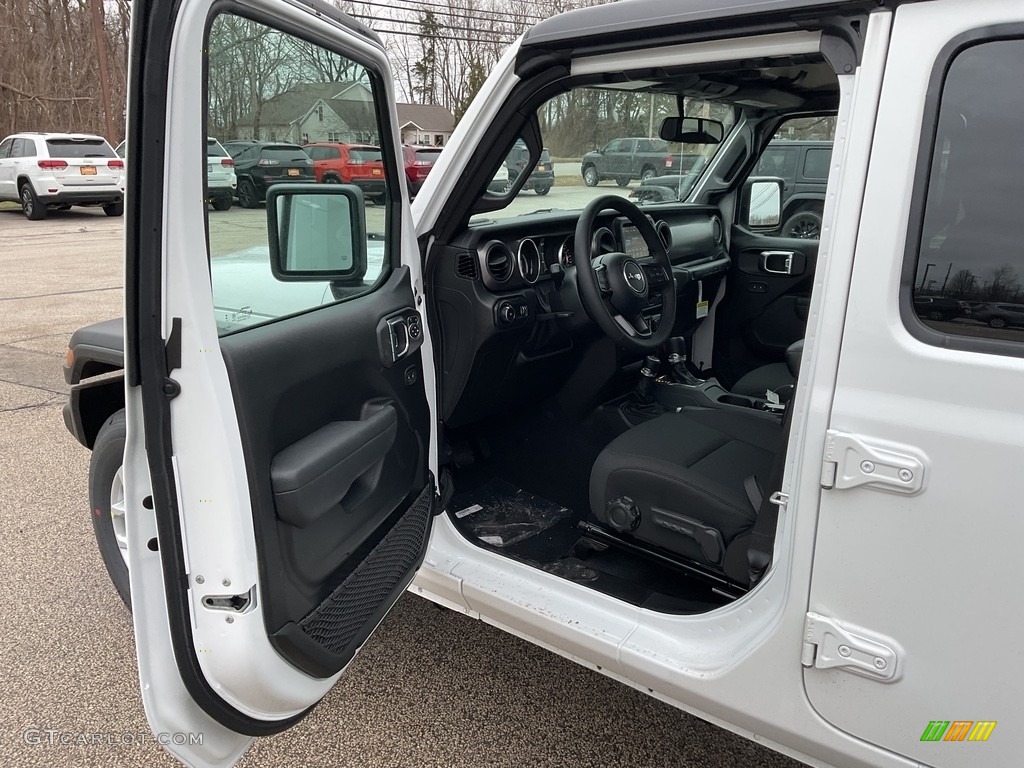 2023 Wrangler Unlimited Sport 4x4 - Bright White / Black photo #7