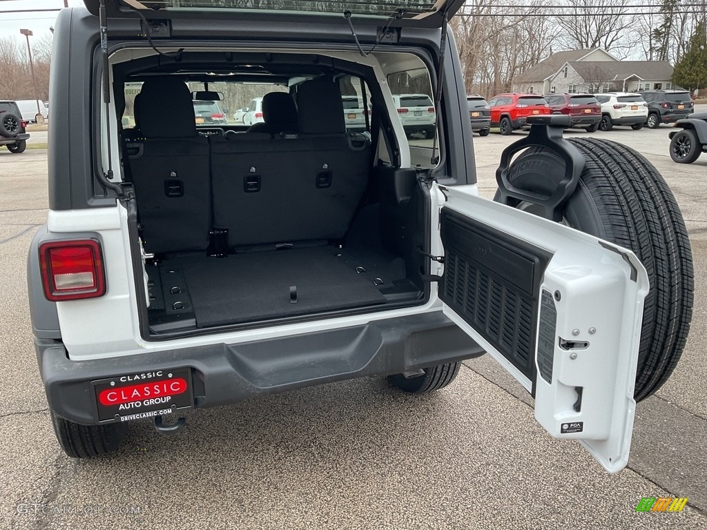 2023 Wrangler Unlimited Sport 4x4 - Bright White / Black photo #9