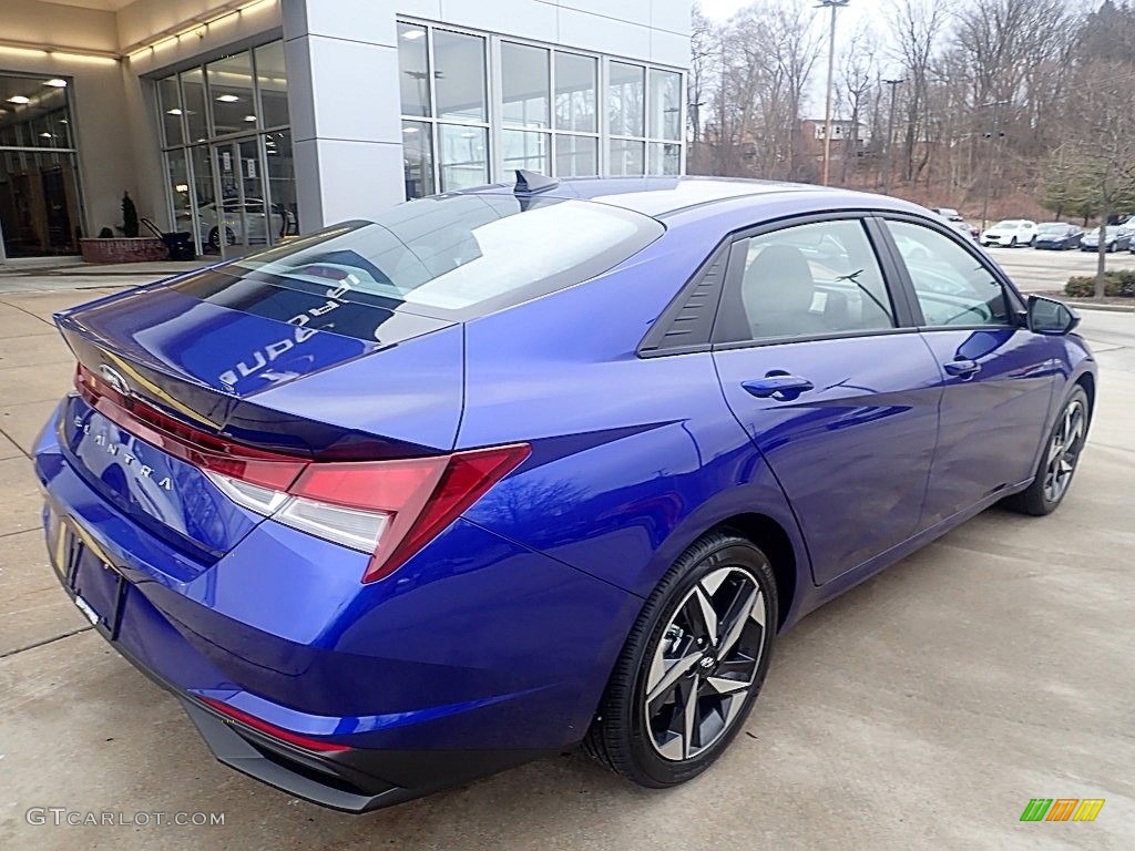 2023 Elantra SEL - Intense Blue / Medium Gray photo #2