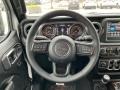 Black 2023 Jeep Wrangler Unlimited Sport 4x4 Steering Wheel