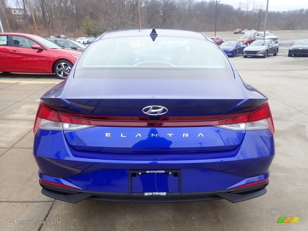 2023 Elantra SEL - Intense Blue / Medium Gray photo #3