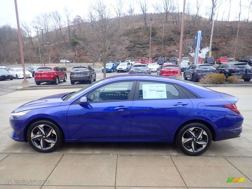 2023 Elantra SEL - Intense Blue / Medium Gray photo #6