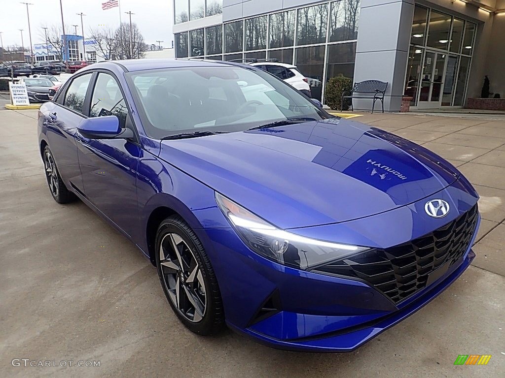 2023 Elantra SEL - Intense Blue / Medium Gray photo #9