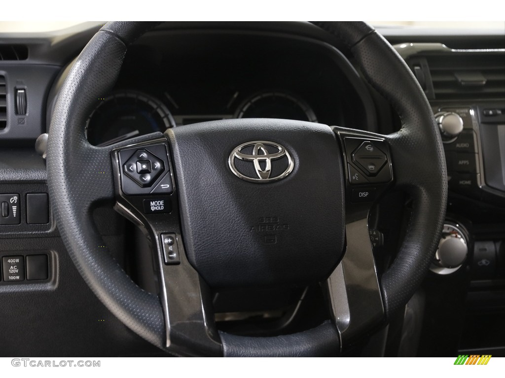 2019 Toyota 4Runner TRD Off-Road 4x4 Black Steering Wheel Photo #145595052