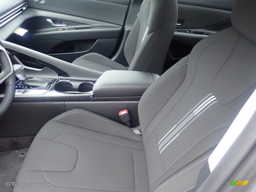 Black Interior 2023 Hyundai Elantra SEL Photo #145595106
