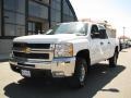 2008 Summit White Chevrolet Silverado 2500HD LT Crew Cab 4x4  photo #2