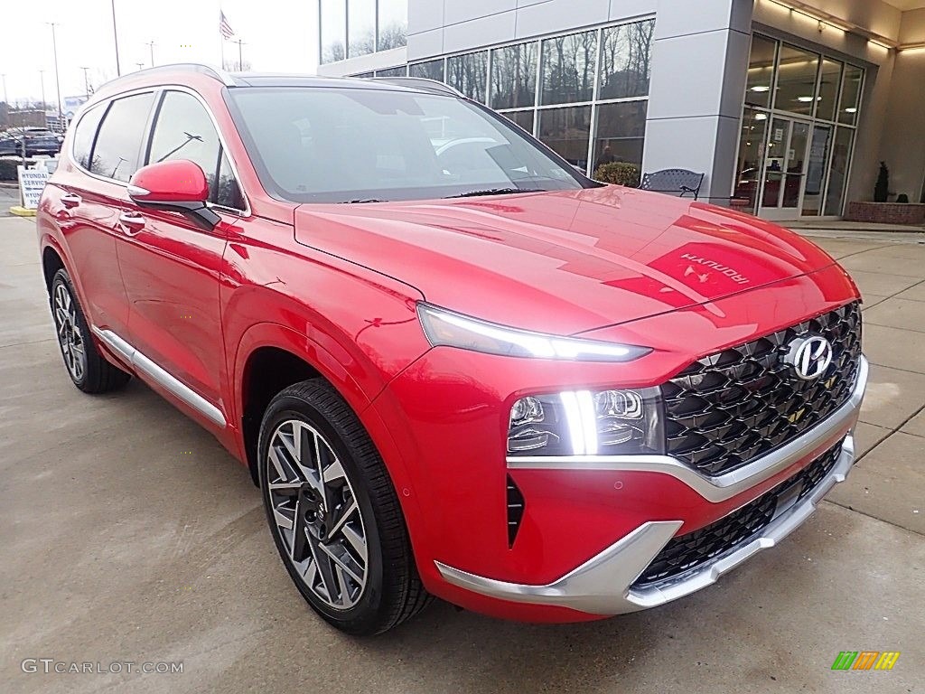 Calypso Red 2023 Hyundai Santa Fe Calligraphy AWD Exterior Photo #145595826