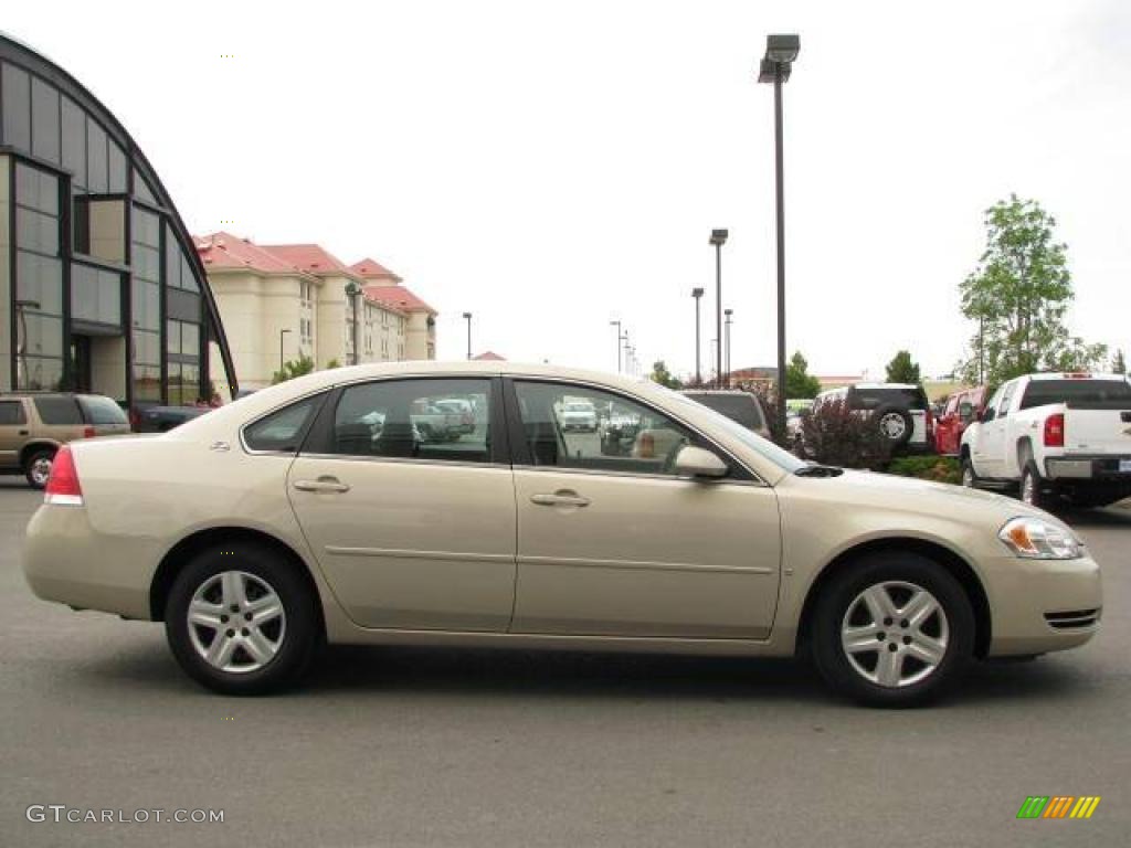 2008 Impala LS - Gold Mist Metallic / Gray photo #4