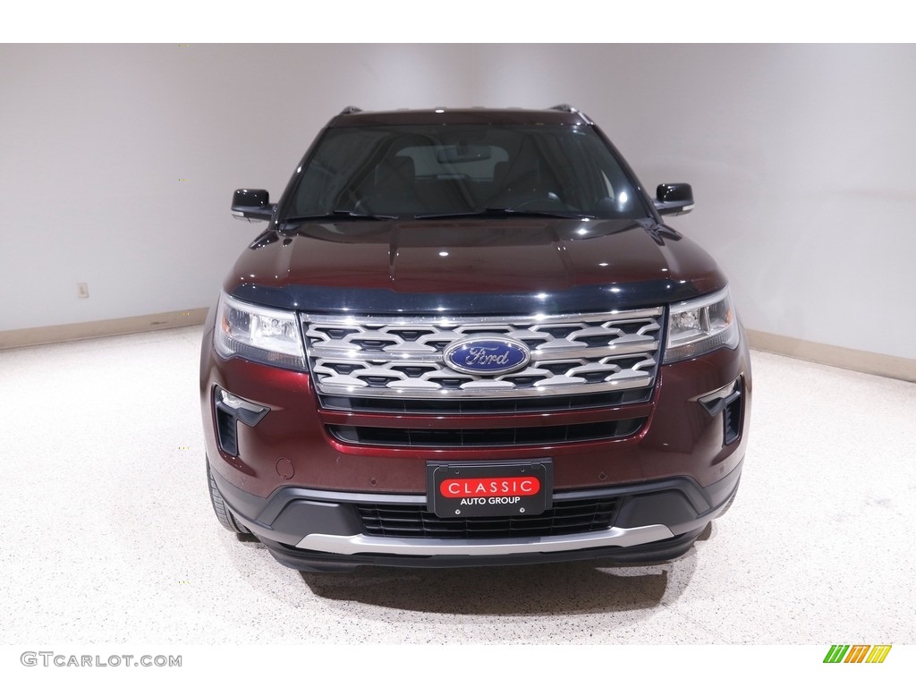 2018 Explorer XLT 4WD - Burgundy Velvet / Ebony Black photo #2