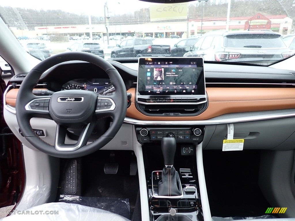 2022 Jeep Compass Limited 4x4 Steel Gray Dashboard Photo #145597487