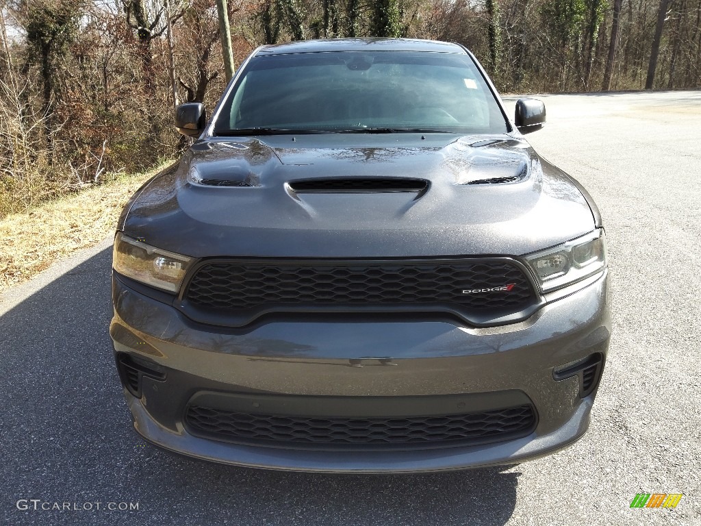 2021 Durango R/T - Granite Metallic / Red/Black photo #3