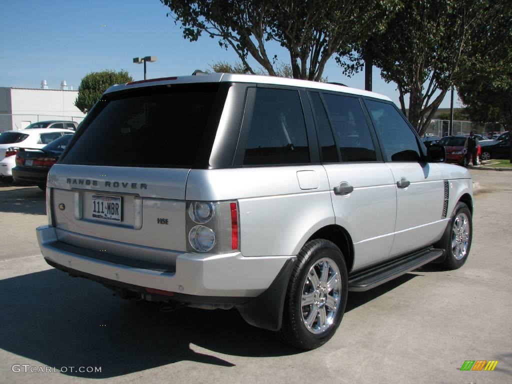 2006 Range Rover HSE - Zambezi Silver Metallic / Charcoal/Jet photo #6