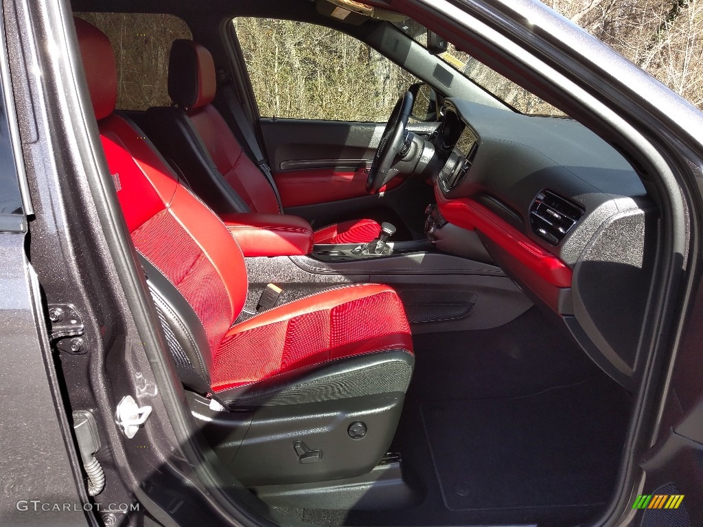 2021 Durango R/T - Granite Metallic / Red/Black photo #18