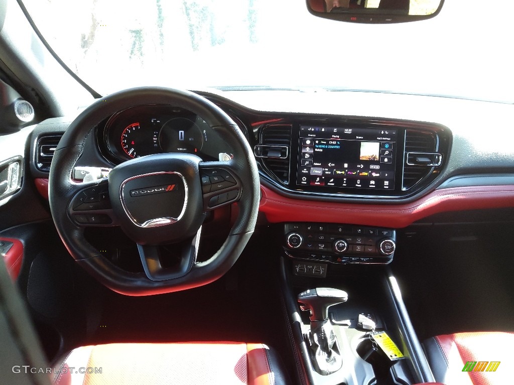 2021 Durango R/T - Granite Metallic / Red/Black photo #19