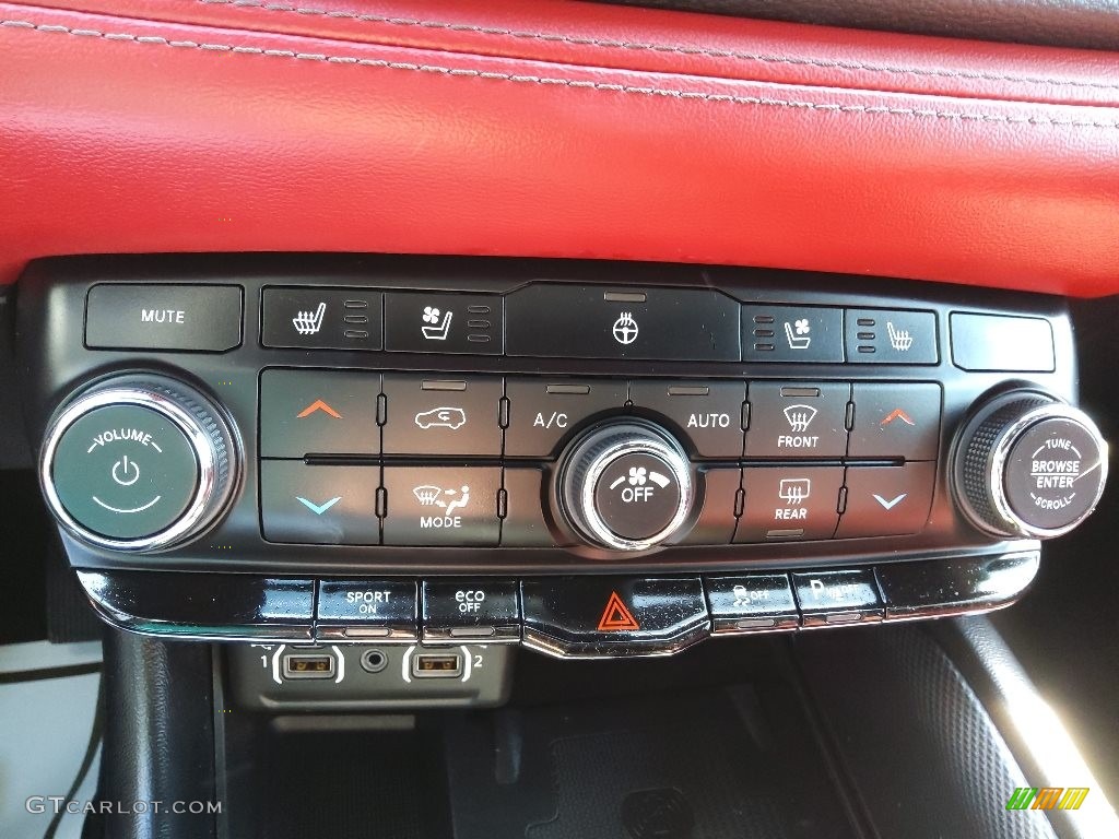 2021 Durango R/T - Granite Metallic / Red/Black photo #26