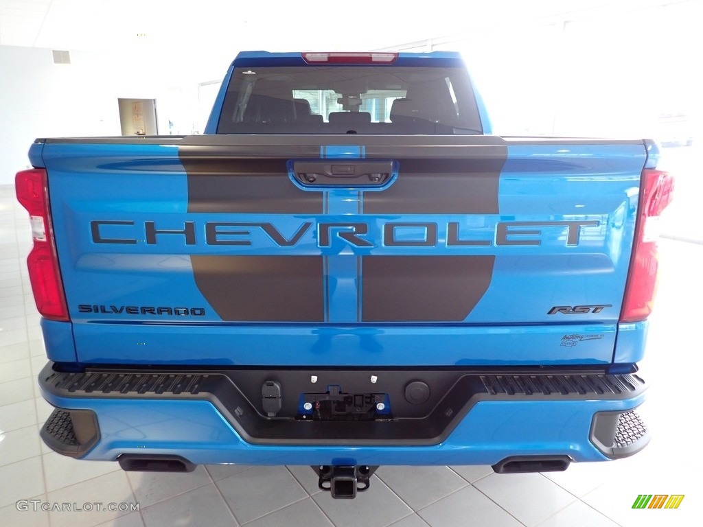 Glacier Blue Metallic 2023 Chevrolet Silverado 1500 RST Crew Cab 4x4 Exterior Photo #145598633