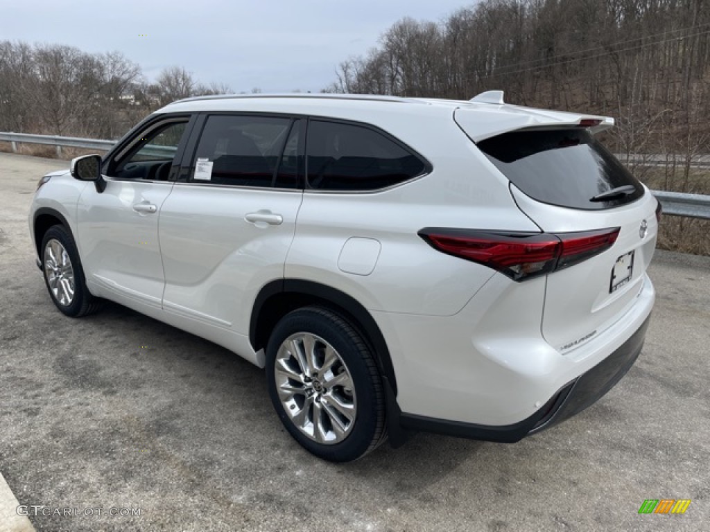 2023 Highlander Limited AWD - Wind Chill Pearl / Black photo #2