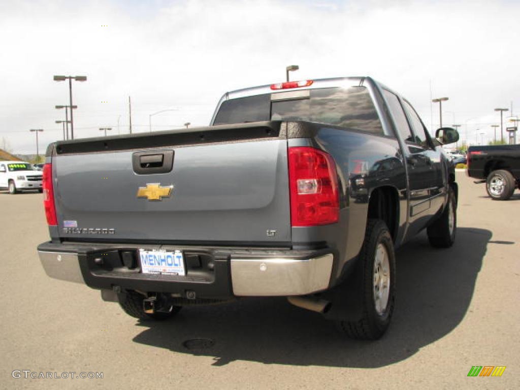 2007 Silverado 1500 LT Crew Cab 4x4 - Graystone Metallic / Tan photo #5