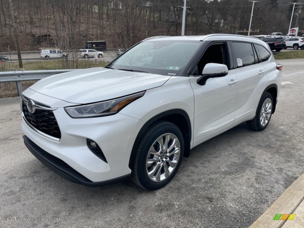 2023 Highlander Limited AWD - Wind Chill Pearl / Black photo #7