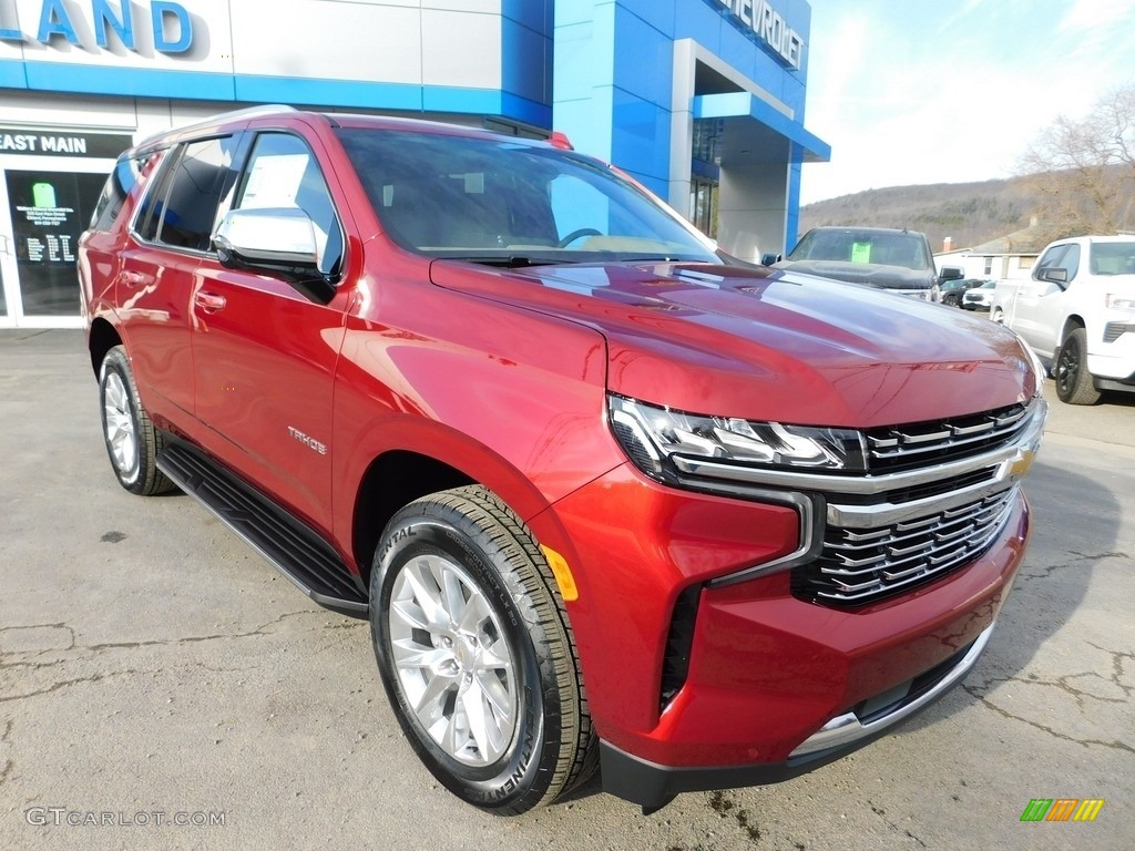 Radiant Red Tintcoat 2023 Chevrolet Tahoe Premier 4WD Exterior Photo #145599446