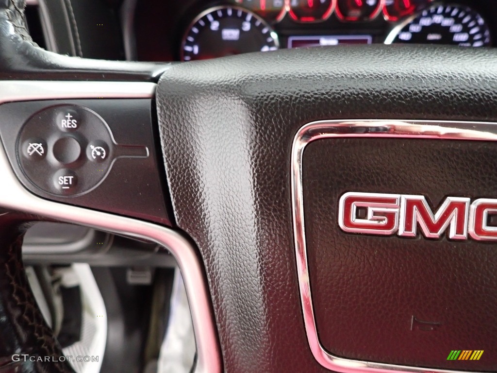 2016 GMC Sierra 2500HD SLE Crew Cab 4x4 Dark Ash/Jet Black Steering Wheel Photo #145599449