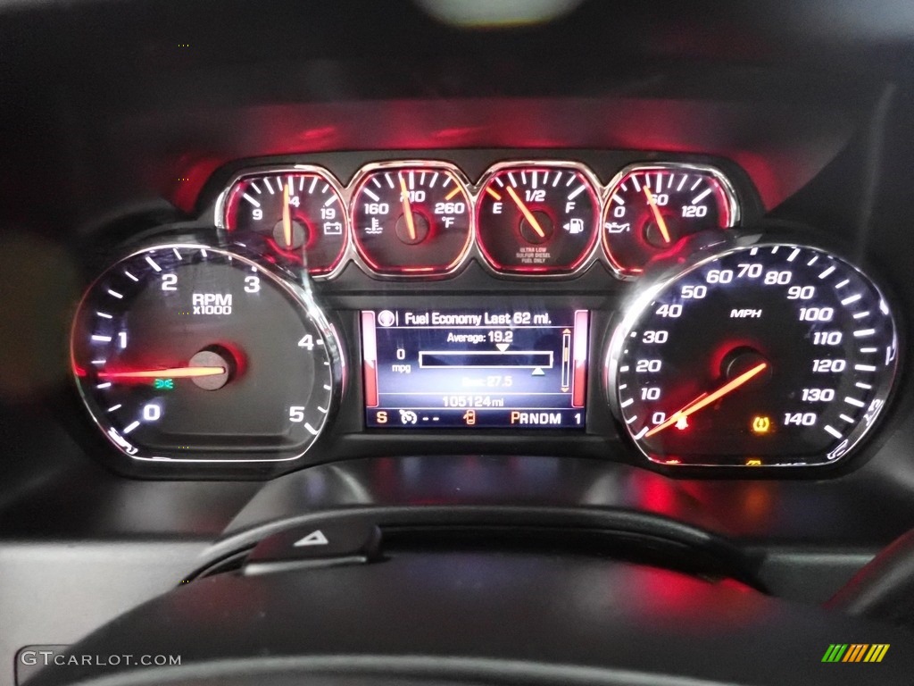 2016 GMC Sierra 2500HD SLE Crew Cab 4x4 Gauges Photo #145599500
